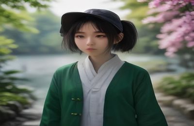 客服人员戴耳麦在办公桌前处理片姐用户反馈邮件，屏幕显示工单列表