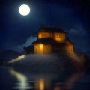 深夜书房场景中读者在暖黄台灯下浏览片姐官网入口页面的木质书桌特写